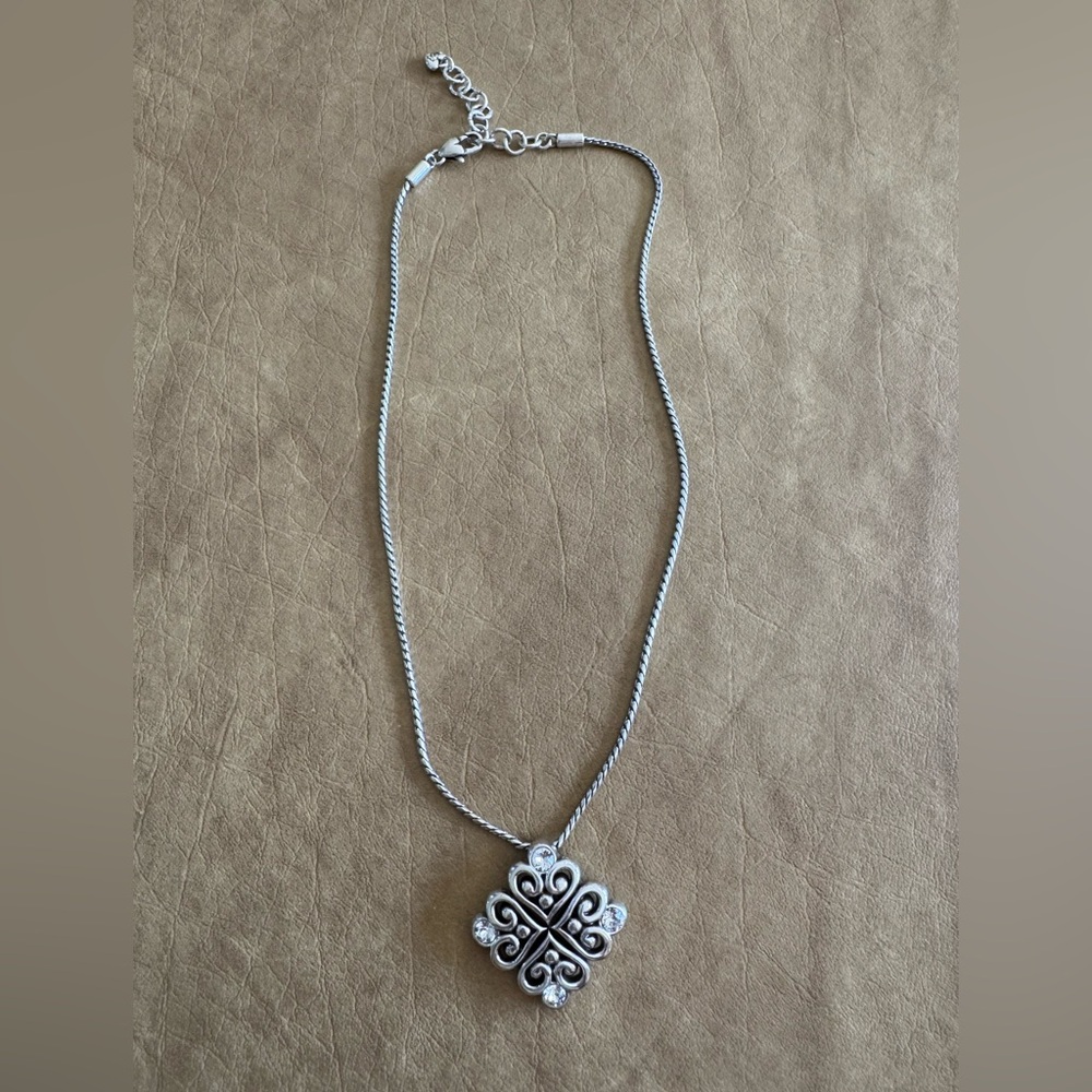 Brighton Silver Scrollwork Necklace - image 1